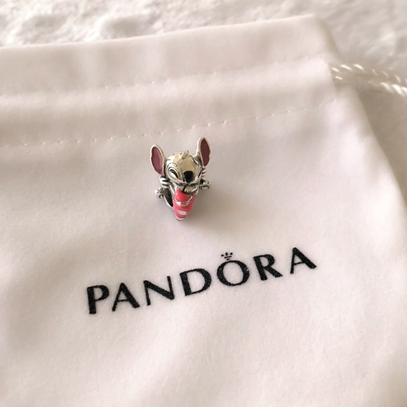 PANDORA DISNEY Stitch BIRTHDAY Cake Charm w/box - Picture 6 of 7
